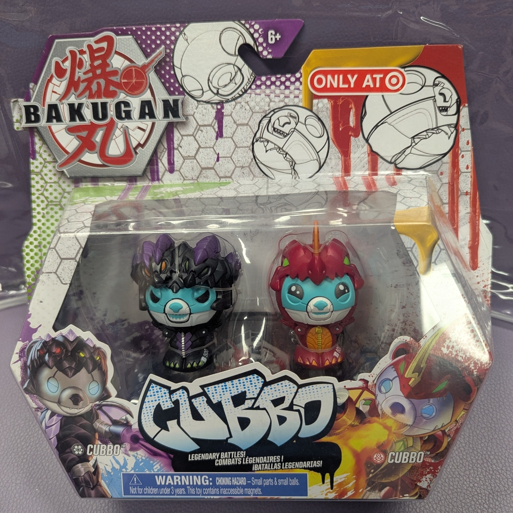 Cubbo Legendary Battles Toy Set - Black and Red